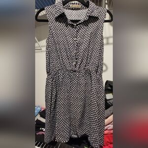 Isimar sleeveless collared dress